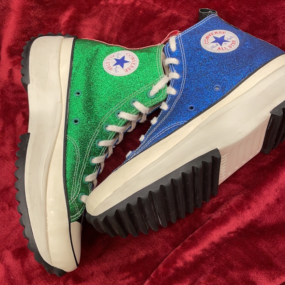 CONVERSE X JW ANDERSON RUN STAR HIKE PLATFORM GLITTER MULTICOLORED - Picture 5 of 16